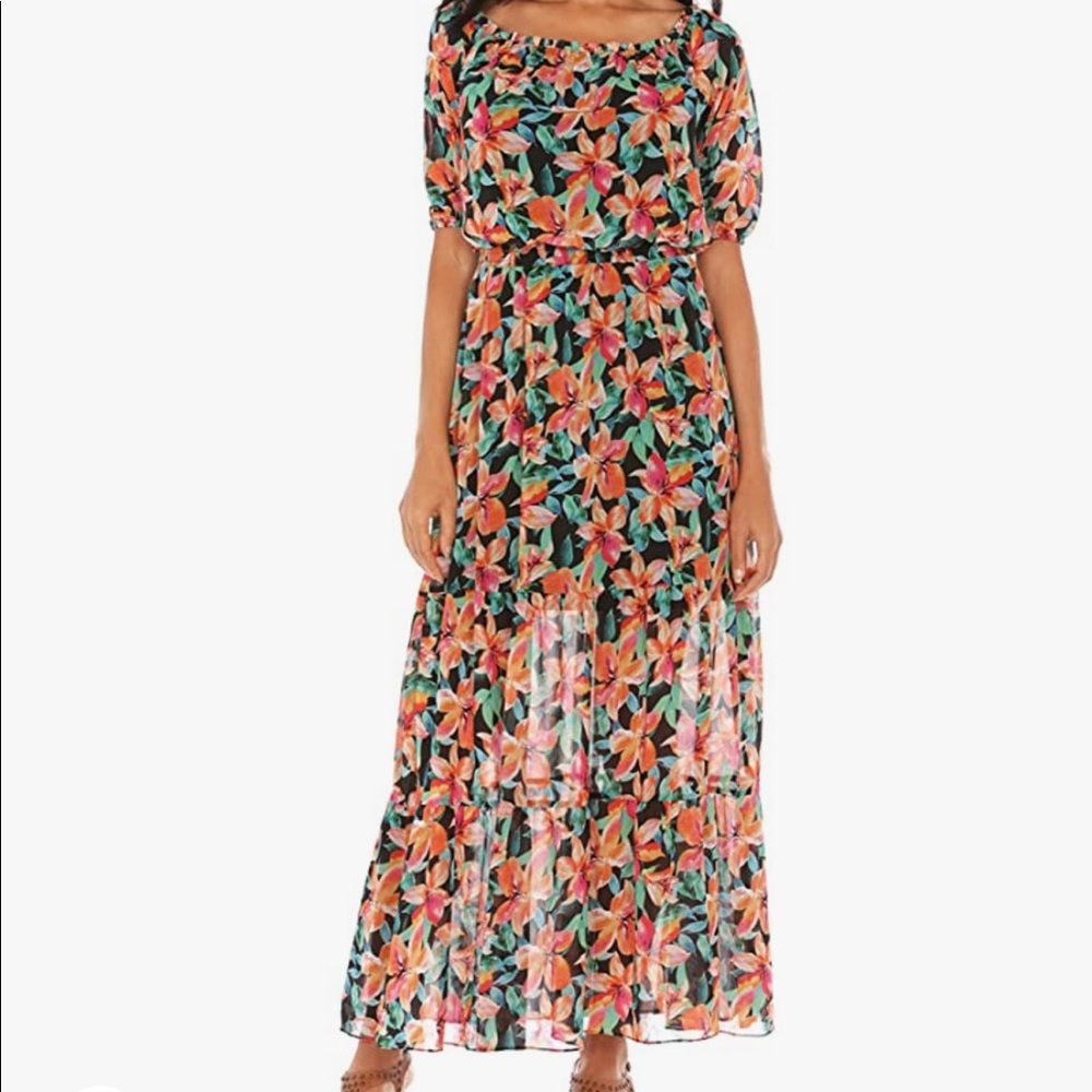 Caribbean Joe floral dress NWT